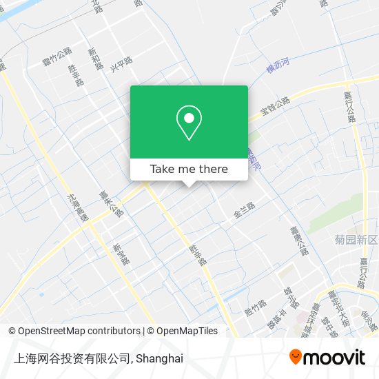 上海网谷投资有限公司 map