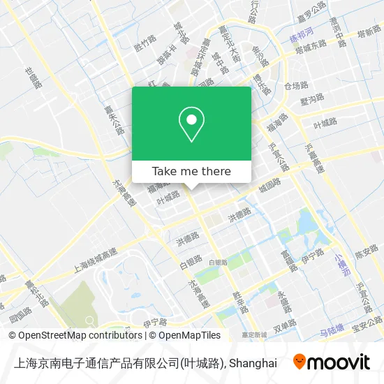上海京南电子通信产品有限公司(叶城路) map