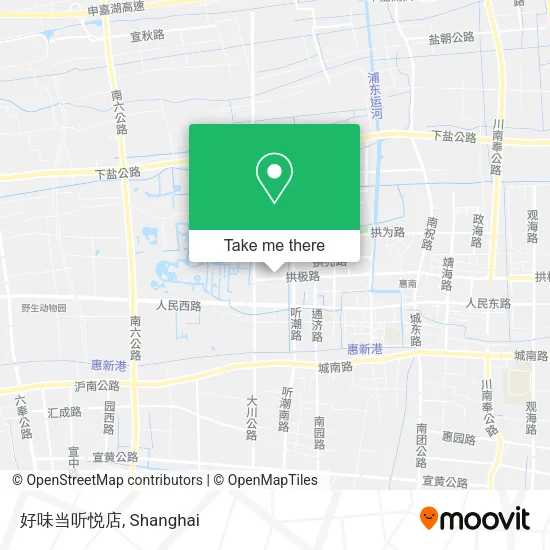 好味当听悦店 map