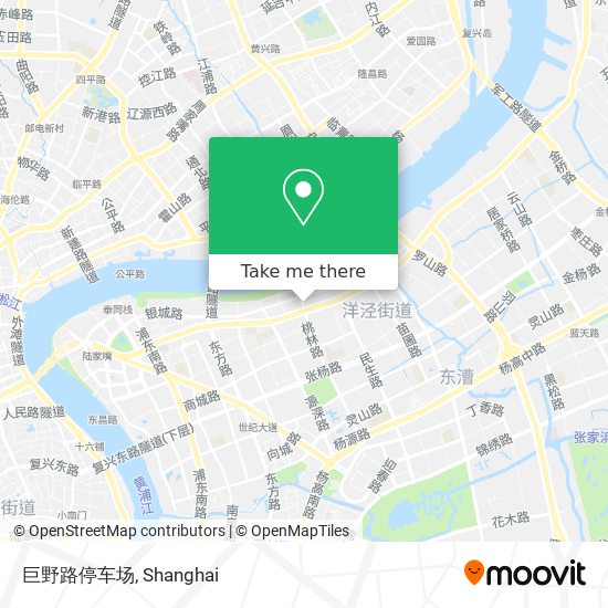 巨野路停车场 map