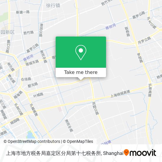 上海市地方税务局嘉定区分局第十七税务所 map