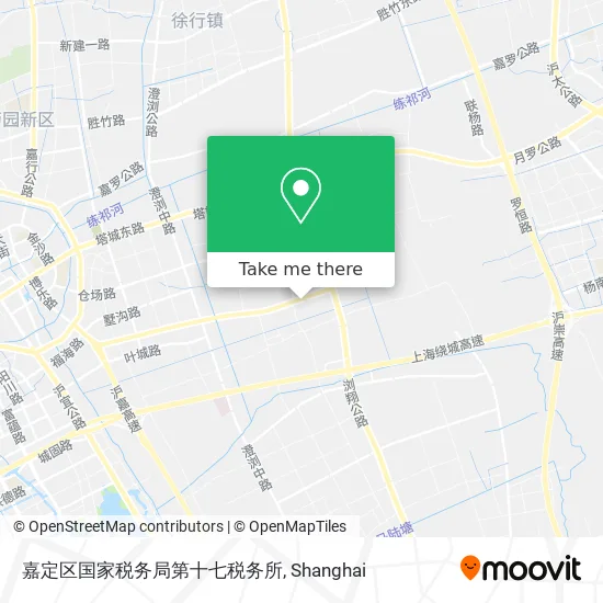 嘉定区国家税务局第十七税务所 map