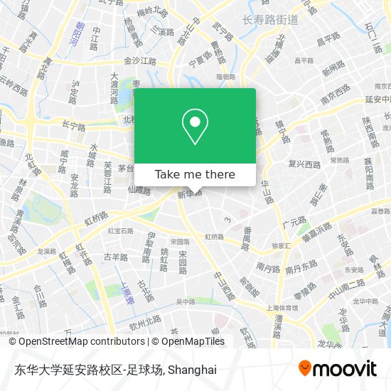 东华大学延安路校区-足球场 map