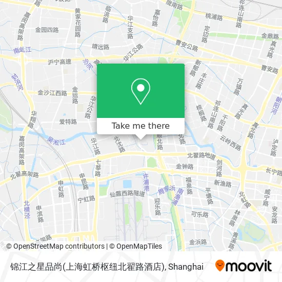 锦江之星品尚(上海虹桥枢纽北翟路酒店) map
