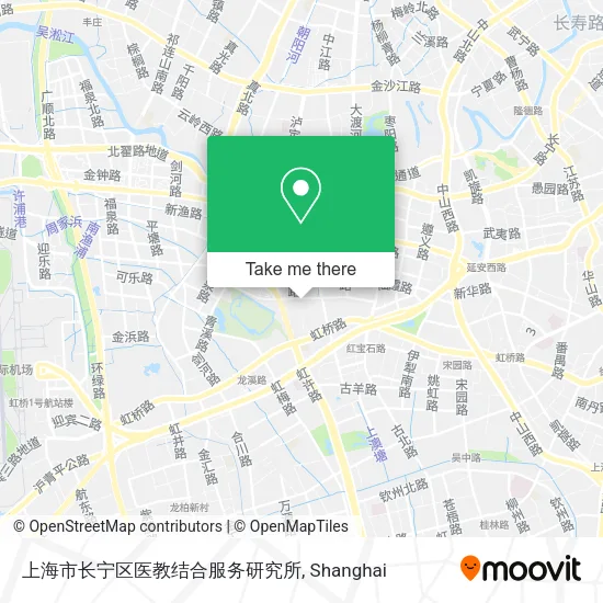 上海市长宁区医教结合服务研究所 map