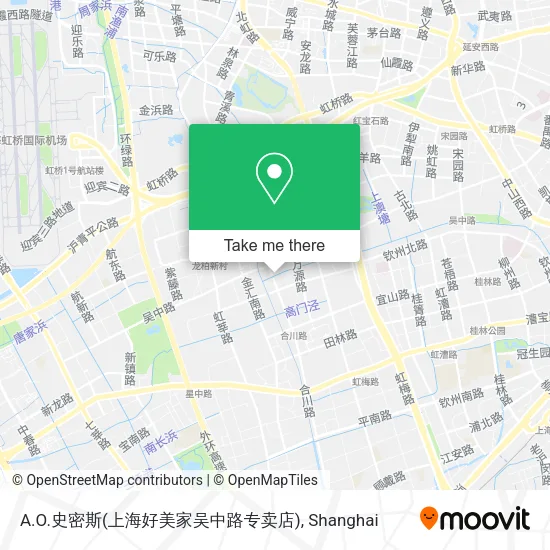 A.O.史密斯(上海好美家吴中路专卖店) map