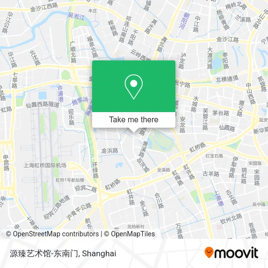 源臻艺术馆-东南门 map