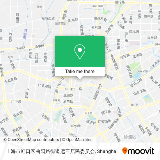 上海市虹口区曲阳路街道运三居民委员会 map