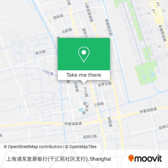 上海浦东发展银行(千汇苑社区支行) map