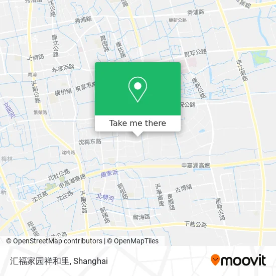 汇福家园祥和里 map