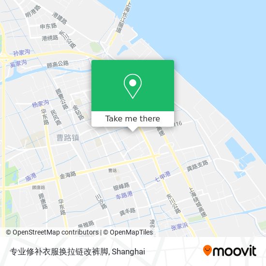 专业修补衣服换拉链改裤脚 map