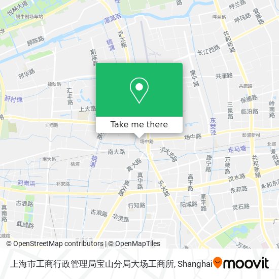 上海市工商行政管理局宝山分局大场工商所 map