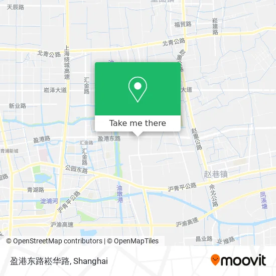 盈港东路崧华路 map