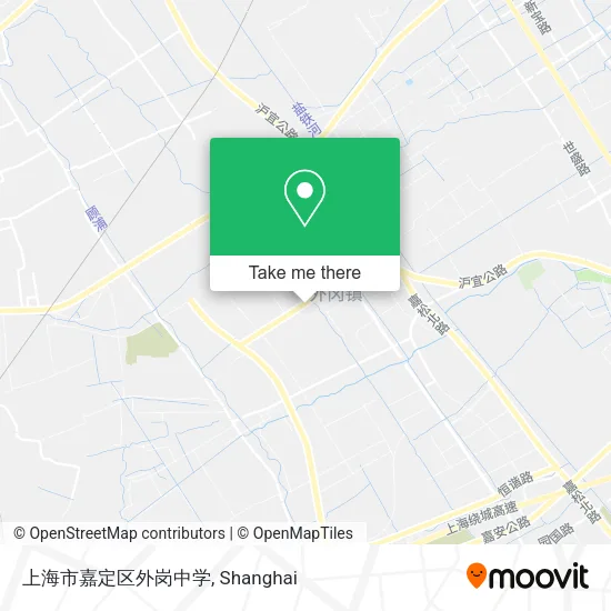 上海市嘉定区外岗中学 map