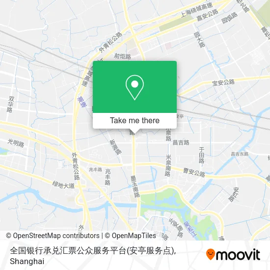 全国银行承兑汇票公众服务平台(安亭服务点) map