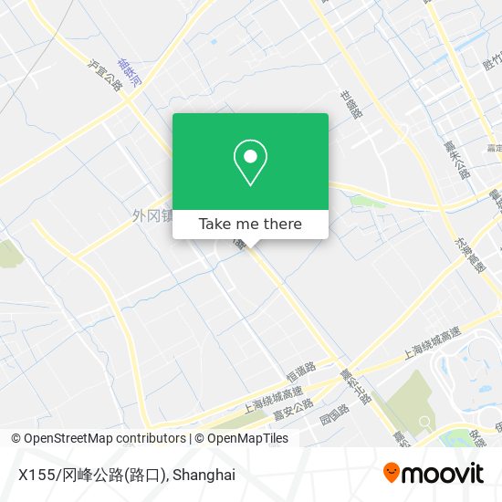 X155/冈峰公路(路口) map