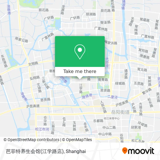 芭菲特养生会馆(江学路店) map
