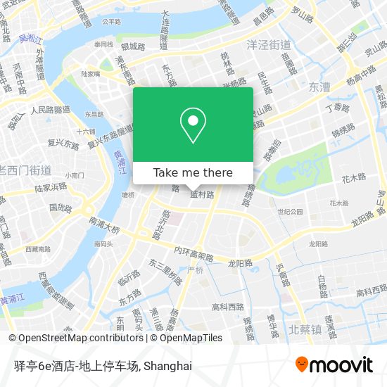 驿亭6e酒店-地上停车场 map