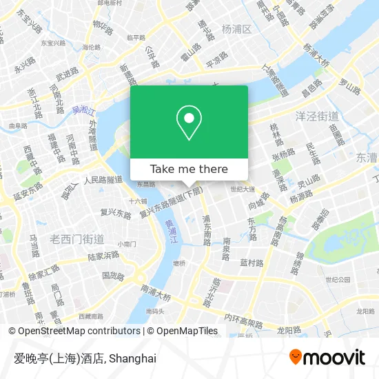 爱晚亭(上海)酒店 map