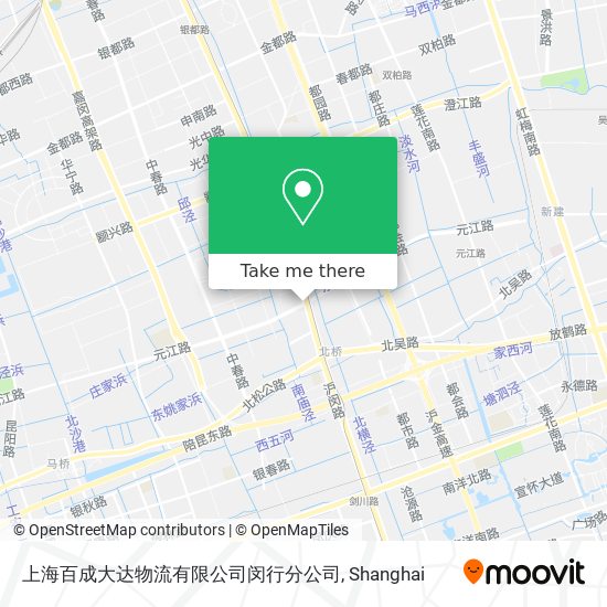 上海百成大达物流有限公司闵行分公司 map