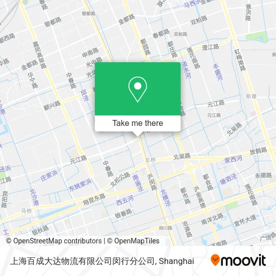 上海百成大达物流有限公司闵行分公司 map