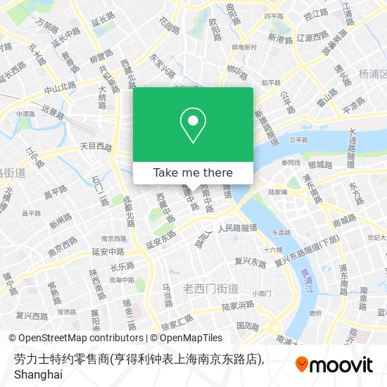 劳力士特约零售商(亨得利钟表上海南京东路店) map