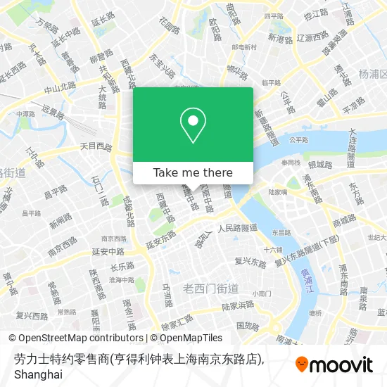 劳力士特约零售商(亨得利钟表上海南京东路店) map