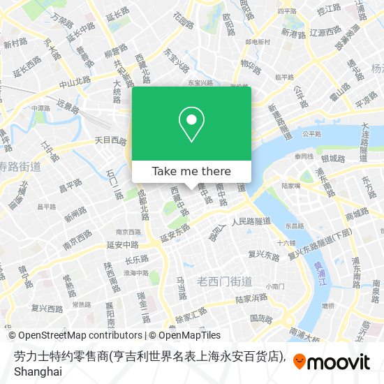 劳力士特约零售商(亨吉利世界名表上海永安百货店) map