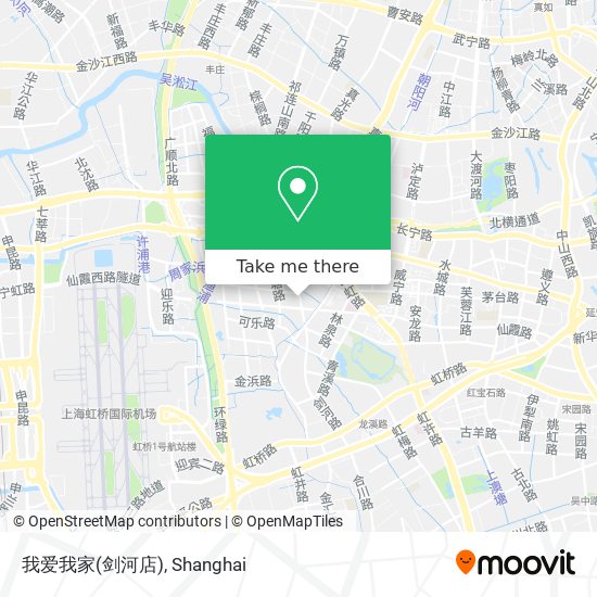 我爱我家(剑河店) map