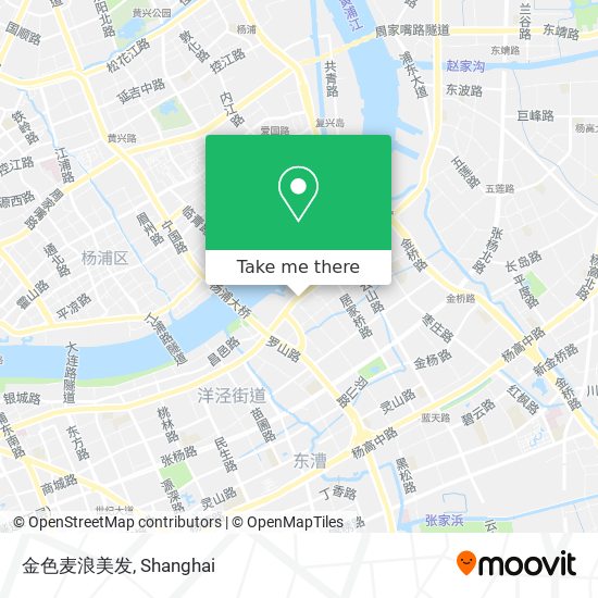 金色麦浪美发 map