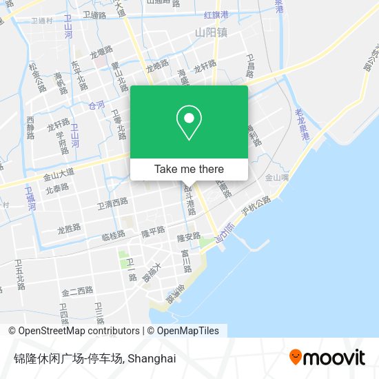 锦隆休闲广场-停车场 map