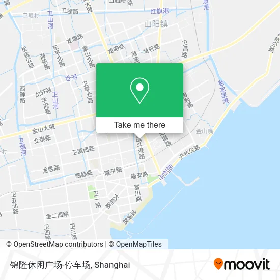 锦隆休闲广场-停车场 map