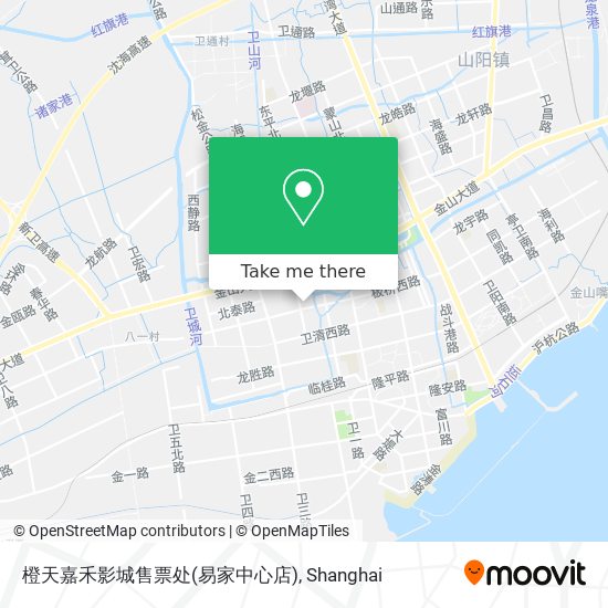 橙天嘉禾影城售票处(易家中心店) map