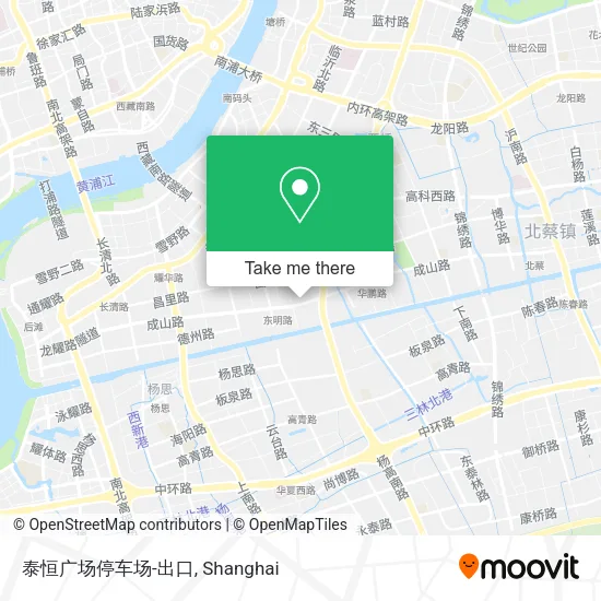 泰恒广场停车场-出口 map