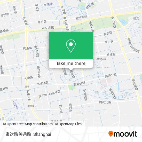 康达路关岳路 map