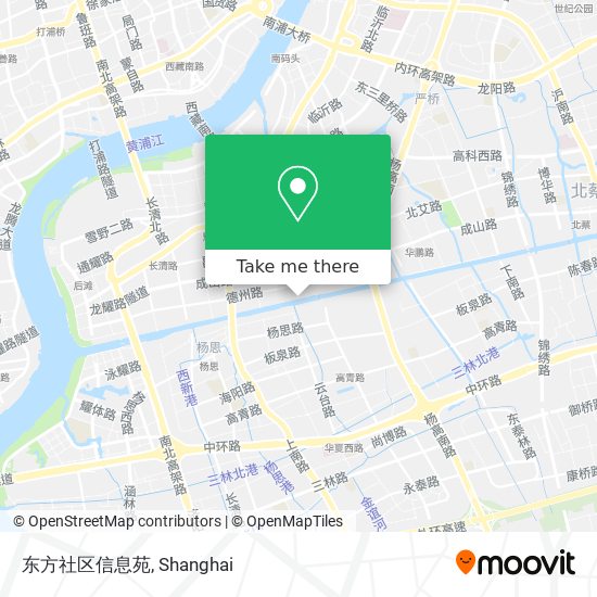 东方社区信息苑 map