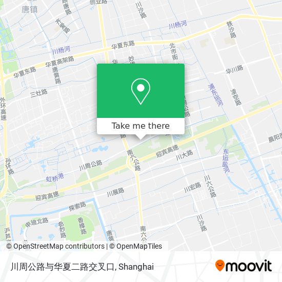 川周公路与华夏二路交叉口 map