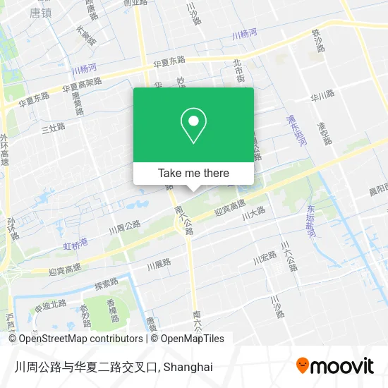川周公路与华夏二路交叉口 map