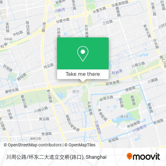 川周公路/环东二大道立交桥(路口) map