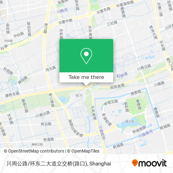 川周公路/环东二大道立交桥(路口) map