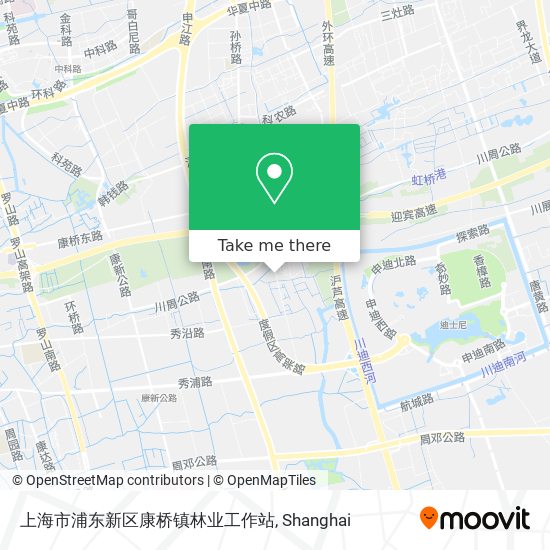 上海市浦东新区康桥镇林业工作站 map