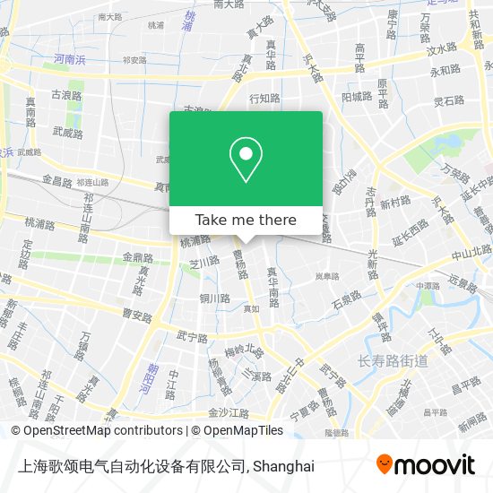 上海歌颂电气自动化设备有限公司 map