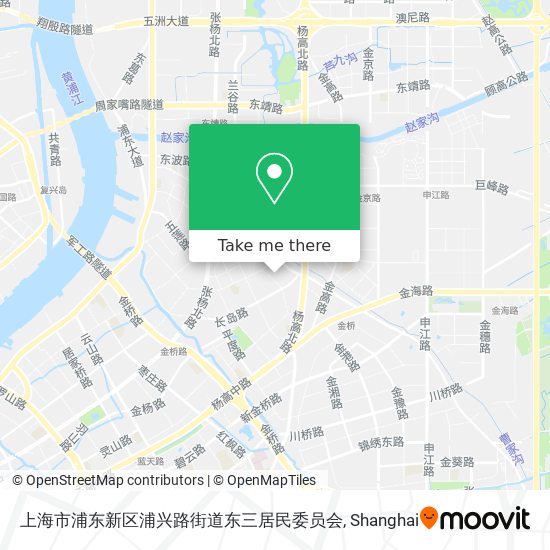 上海市浦东新区浦兴路街道东三居民委员会 map