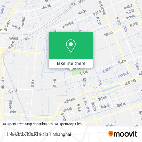 上海·绿城-玫瑰园东北门 map