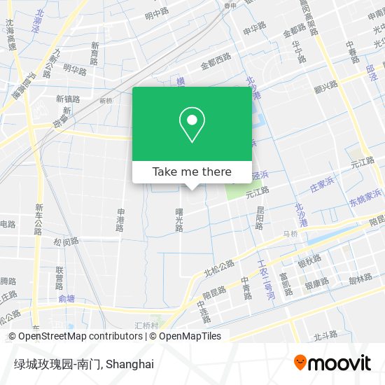绿城玫瑰园-南门 map