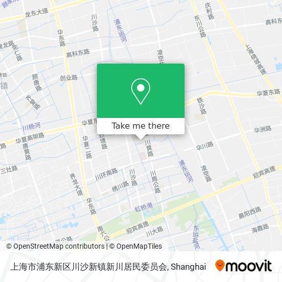 上海市浦东新区川沙新镇新川居民委员会 map