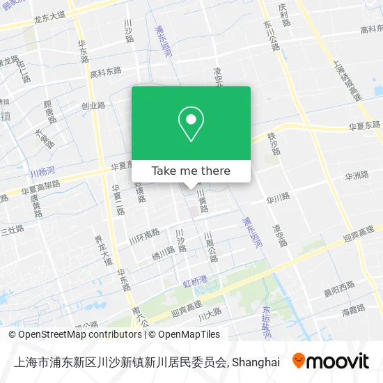 上海市浦东新区川沙新镇新川居民委员会 map