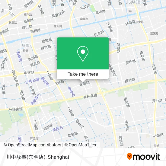 川中故事(东明店) map