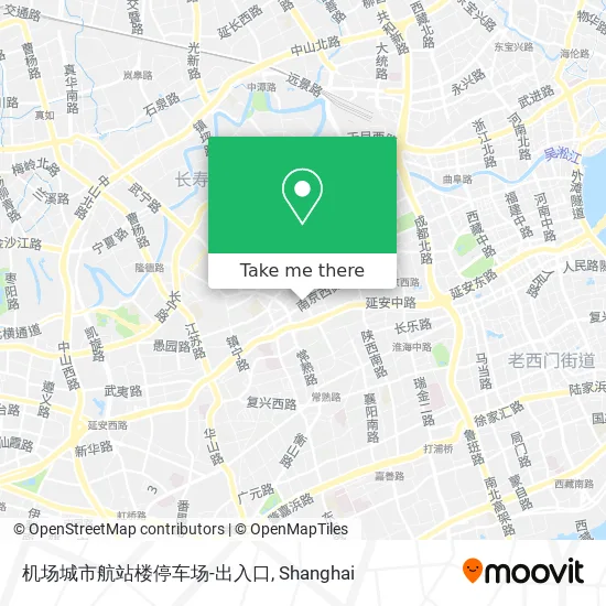 机场城市航站楼停车场-出入口 map