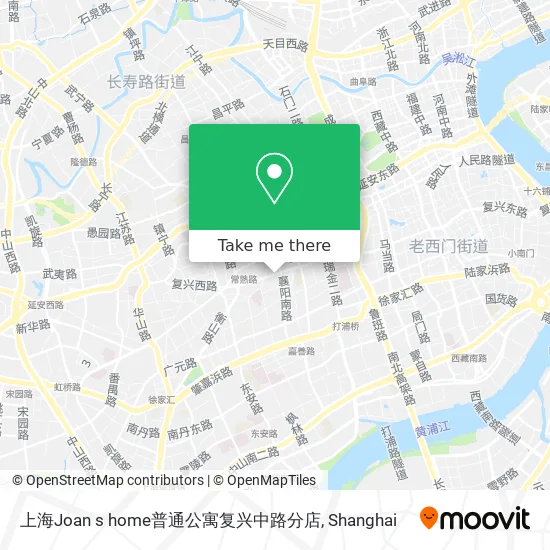 上海Joan s home普通公寓复兴中路分店 map